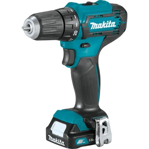 Шурупокрут-дриль акумуляторний Makita DF333DWYE 10.8В 2х1.5А·год 14·30Нм 0-450·0-1700об/хв 1.1кг