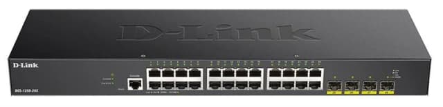 Комутатор D-Link DGS-1250-28X 24xGE, 4xSFP+, WebSmart