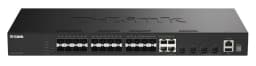 Комутатор D-Link DGS-1530-28SC 20xSFP, 4xSFP+/10GE, Керований, L2+