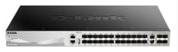 Комутатор D-Link DGS-3130-30S 24xSFP, 4xGE/SFP, 2x10GE, 4xSFP+, L3