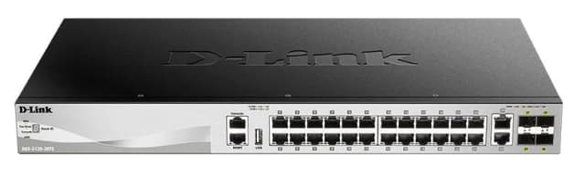 Комутатор D-Link DGS-3130-30TS 24xGE, 4xGE/SFP, 2x10GE, 4xSFP+, L3