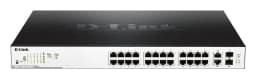 Комутатор D-Link DGS-1100-26MPP 24xGE PoE, 518Вт, EasySmart