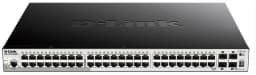 Комутатор D-Link DGS-1510-52XMP 48xGE с РоЕ, 4xSFP+, SmartPro