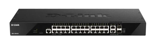 Комутатор D-Link DGS-1520-28 24xGE 2xSFP, 2xSFP+ Керований. L2+