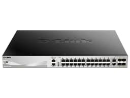Комутатор D-Link DGS-3130-30PS 24xGE PoE, 2x10GE, 4xSFP+, L3
