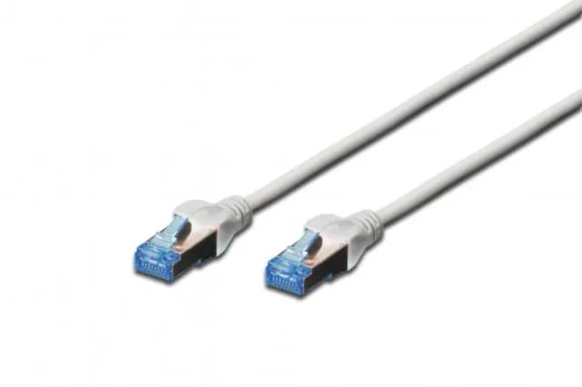 Патч-корд DIGITUS CAT 5e SF-UTP, 3м, AWG 26/7, CCA, PVC, сірий