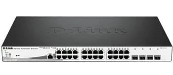 Комутатор D-Link DGS-1210-28P/ME рев B 24xGE PoE, 4xSFP