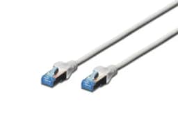 Патч-корд DIGITUS CAT 5e SF-UTP, 3м, AWG 26/7, Cu, PVC, сірий