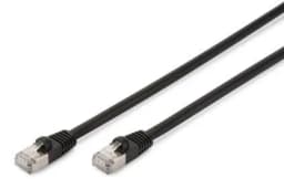 Патч-корд DIGITUS CAT 6 S-FTP, 2м, AWG 27/7, LSZH, зовнішній, чорний
