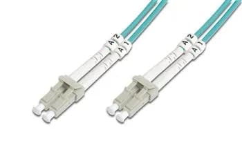 Патч-корд волоконно-оптичний DIGITUS LC/UPC-LC/UPC, 50/125, MM, OM3, duplex, 5м