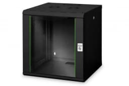 Шафа DIGITUS 19", 12U, Wall Mounting Unique, 600x600 мм, 100кг максимально, чорна