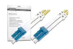 Патч-корд волоконно-оптичний DIGITUS LC/UPC-LC/UPC, 9/125, SM, OS2, duplex, 2м