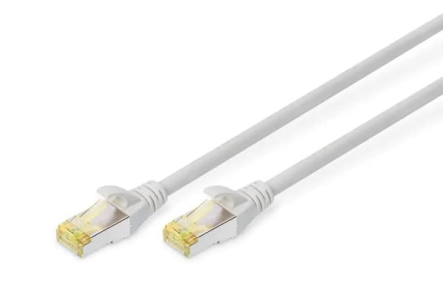 Патч-корд DIGITUS CAT 6a S-FTP, 25м, AWG 26/7, Cu, LSZH, сірий
