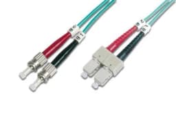 Патч-корд волоконно-оптичний DIGITUS ST/UPC-SC/UPC, 50/125, MM, OM3, duplex, 2м