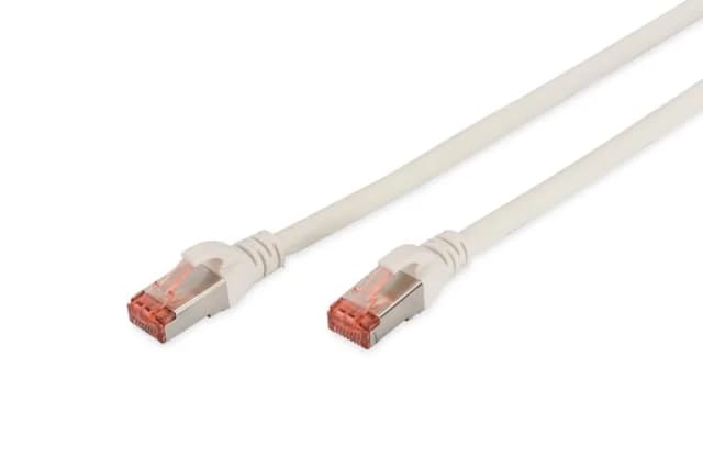 Патч-корд DIGITUS CAT 6 S-FTP, 1м, AWG 27/7, LSZH, білий