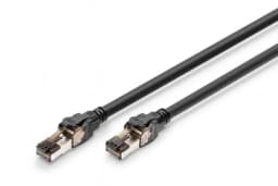 Патч-корд DIGITUS CAT 8.1 S-FTP, 2м, AWG 24/7, LSZH, чорний