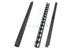 Кабельний організатор DIGITUS vertical 42U, 92x85 mm, 2 шт., RAL 9005