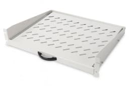 Полиця DIGITUS 19", 2U, консольна, висувна, 352мм, сіра