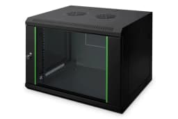 Шафа DIGITUS 19", 7U, Wall Mounting Dynamic Basic, 600x450 мм, 60кг максимально, чорна