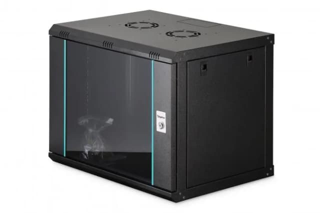 Шафа DIGITUS 19", 9U, Wall Mounting Dynamic-N, 600x450 мм, 60кг максимально, розібрана, чорна