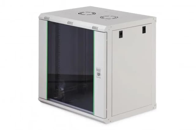 Шафа DIGITUS 19", 12U, Wall Mounting Dynamic Basic, 600x450 мм, 60кг максимально, сіра