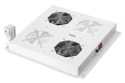 Блок вентиляторів DIGITUS 19" Roof, 2 fans, thermostat, RAL 7035