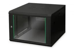 Шафа DIGITUS 19", 7U, Wall Mounting Dynamic Basic, 600x600 мм, 60кг максимально, чорна