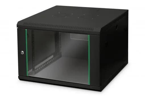 Шафа DIGITUS 19", 7U, Wall Mounting Dynamic Basic, 600x600 мм, 60кг максимально, чорна