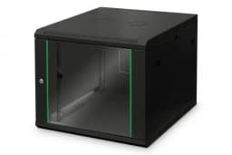 Шафа DIGITUS 19", 9U, Wall Mounting Dynamic Basic, 600x600 мм, 60кг максимально, чорна