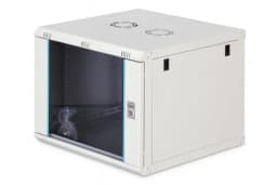 Шафа DIGITUS 19", 9U, Wall Mounting Dynamic-N, 600x600 мм, 60кг максимально, розібрана, сіра