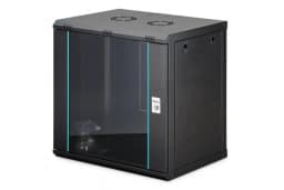 Шафа DIGITUS 19", 12U, Wall Mounting Dynamic-N, 600x450 мм, 60кг максимально, розібрана, чорна