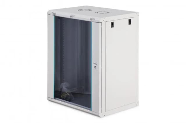 Шафа DIGITUS 19", 16U, Wall Mounting Dynamic-N, 600x450 мм, 60кг максимально, розібрана, сіра