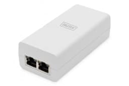 PoE-Інжектор DIGITUS PoE+ 802.3at, 10/100/1000 Mbps, Output max. 48V, 30W, білий