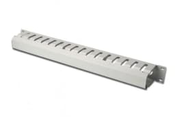 Кабельний організатор DIGITUS 19" 1U, перфорований, сірий, RAL 7035
