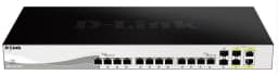 Комутатор D-Link DXS-1210-16TC 12x10GE, 2xSFP+, 2xSFP+/10GE Smart