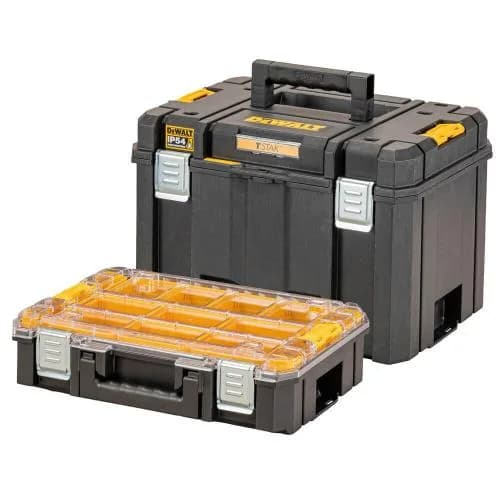 Комплект кейсів DeWalt ящик та органайзер TSTAK