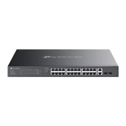 Комутатор TP-LINK ES228GMP 26xGE (24xPoE), 384Вт, 2xSFP, WebSmart
