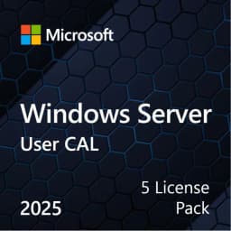 Примірник ПЗ Microsoft Windows Server 2025 CAL 5 User англ, ОЕМ без носія