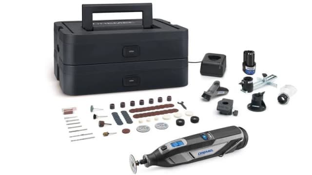 Шліфмашина шліфувально-гравірувальна Dremel 88240 5/65 Platinum+ 12В 2х2А·год 5000-35000об/хв 65 насадок ЗП кейс 0.66кг