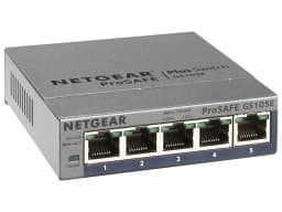 Комутатор NETGEAR GS105E 5xGE, WebSmart