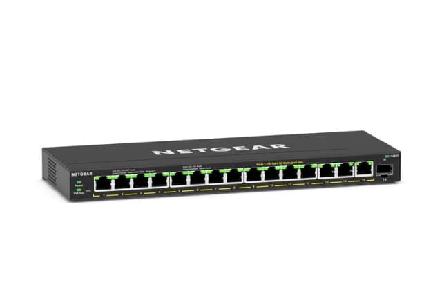 Комутатор NETGEAR GS316EPP 15xGE PoE, 1xSFP, 231Вт, WebSmart