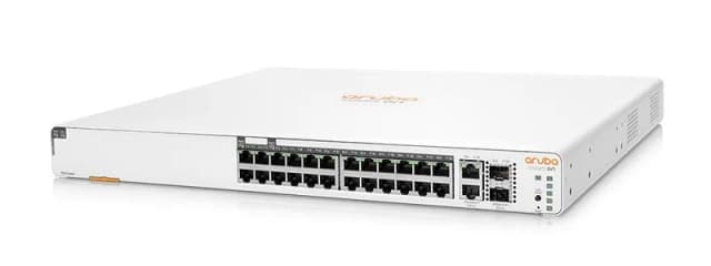 Комутатор HPE Aruba Instant On 1960, 24xGE, 20xPoE Class4, 4xPoE Class6 370W, 2хSFP+, 2x10GE ports, 4xStackable, LT Warranty