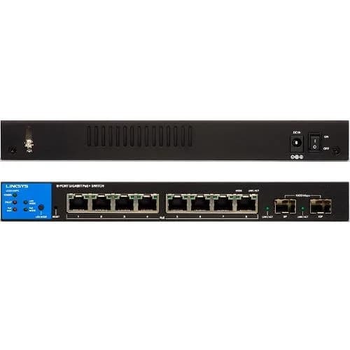 Комутатор Linksys LGS310C 8xGE, 2xSFP, Керований L2