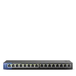 Комутатор Linksys LGS116P 16xGE (8xPoE), 80Вт, Некерований