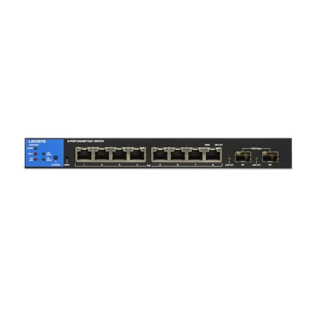 Комутатор Linksys LGS310MPC 8xGE PoE, 2xSFP, 110Вт, Керований L3