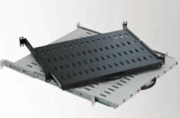 Полиця висувна MIRSAN 19", 1U, для клавіатури та миші, глибиною 400-600 мм