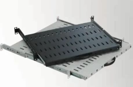 Полиця висувна MIRSAN 19", 1U, для клавіатури та миші, глибиною 400-600 мм