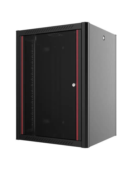Шафа MIRSAN 19", 20U, WTN, 600x600 мм, максимально 100 кг, чорна