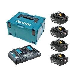 Набір акумуляторів Makita MKP3PT184 LXT BL1850Bx4 DC18RD Makpac