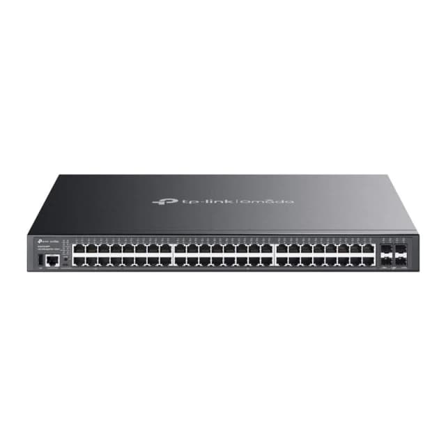 Комутатор TP-LINK SG5452XMPP 48xGE (48xPoE), 4xSFP+, 770Вт, Керований L3